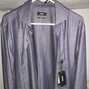 Black Pattern HUGO BOSS dress shirt